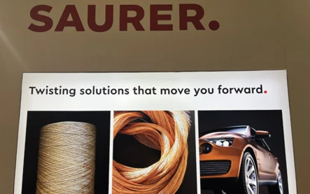 Saurer Twisting Solutions features its technology for superior tire cord production